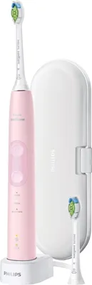 Zdjęcie produktu dla Philips Sonicare ProtectiveClean 5100 ProtectiveClean 5100 HX6856/29 Soniczna szczoteczka do zębów, Dziecko, Soniczna szczoteczka do zębów, Codzienna pielęgnacja, Głębokie czyszczenie, Pielęgnacja dziąseł, Delikatny, Wybielający, Różowy, 62000 ruchów na minutę, Ergonomiczny