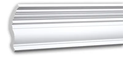 Produktbild von PROFHOME 150179 Eckleiste aus Polyurethan Deckenleiste Stuckleiste 2 m
