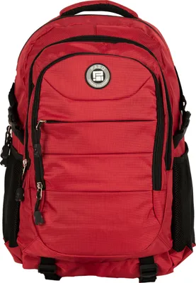 Produktbild von PASO Rucksack wasserdicht für Damen, Herren und Jungen 30 Liter Bequem Ergonomisch Schulrucksack Wanderrucksack - Farbe: Rot