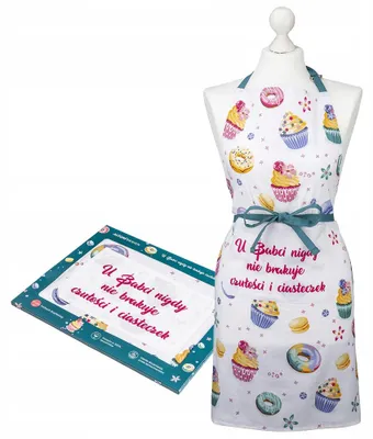 Produktbild von Altom Design Babcine Słodkości 100% Baumwolle Küchenschürze
