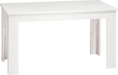 Produktbild von Ausziehbarer Esstisch BENEVENTO-131 in Schneekiefer Nb., B/H/T: ca. 140/76/82 cm