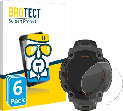 Produktbild von 6x BROTECT Schutzglas für Garmin Instinct E (45 mm) Schutzfolie Panzer Folie Glas Display Schutz klar
