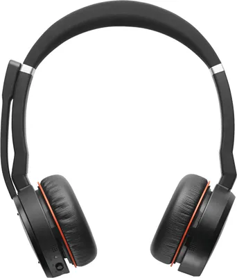 Produktbild von Jabra Evolve 75 Kabelloses Büro-Bluetooth-Headset Schwarz Rot