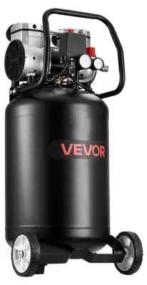Zdjęcie produktu dla Sprężarka powietrza VEVOR 50 l, sprężarka powietrza 2 KM, 113 l/min przy 6,2 bar, maks. ciśnienie 8 bar, zbiornik bezolejowy, idealna do napraw samochodów, pompowania opon, prac lakierniczych, obróbki drewna i przybijania gwoździ