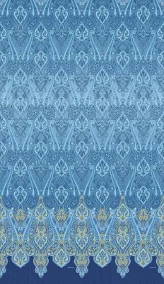 Produktbild von Bassetti Tagesdecke Ragusa Farbe BLAU B1 Größe 265x255