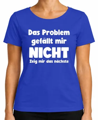 Obrázek produktu pro Neukazujte mi další sarkastické humorné dámské tričko, modré, S