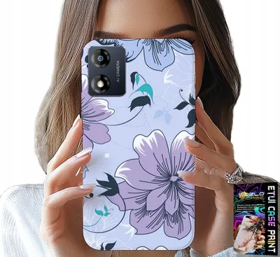 Zdjęcie produktu dla Etui Do Motorola Moto E13 - Kwiatki Kwieciste Modne Wzory Plecki