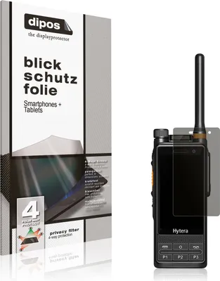 Produktbild von Blickschutzfolie für Hytera PDC680 matt Schutzfolie Folie Display Schutz dipos