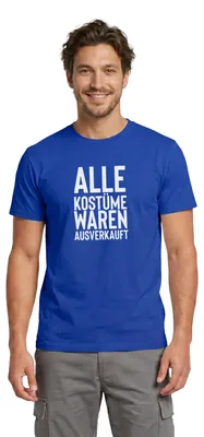 Produktbild von Spreadshirt Alle Kostüme Waren t Fasching Männer T-Shirt, XXL, Dunkelblau