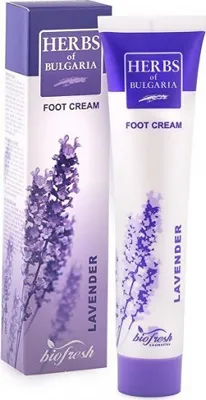 Produktbild von Fußcreme mit Lavendel 75 ml, antibakteriell, kühlend, erfrischend, desodorierend, ohne Parabene