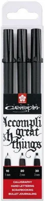Image de Set de calligraphie Sakura Pigma, 3dlg.