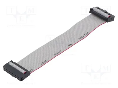Obrázok produktu pre 1x plochý kábel s konektormi, 20x2. Ploché káble: 1,27 mm, typ FC20150-S. Ploché káble