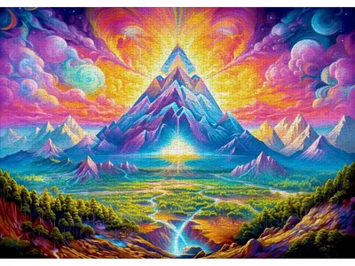 Produktbild von ENJOY Puzzle Pyramiden im Wald 1000 Teile