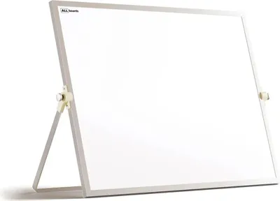 Immagine prodotto di Lavagna magnetica cancellabile 40x30 cm per scrivania con supporto