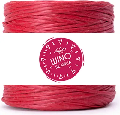 Produktbild von Polypropylengarn Rot 2mm, 500g - Robust & Vielseitig