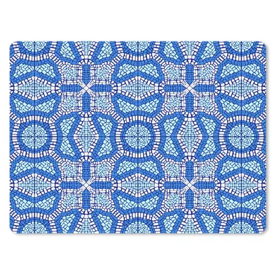 Produktbild von MuchoWow® Mauspad Mousepad Mosaik - Blau - Design 40x30 cm - Mousepads - Maus Mat - Pad - Mausunterlage - Anti Rutsch