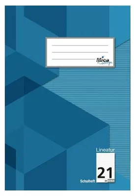 Produktbild von Doppelheft A4 - Lineatur 21 - liniert - 32 Blatt
