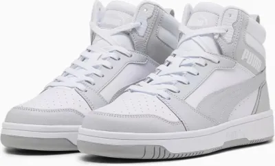 Produktbild von Puma Damen-High-Top-Sneaker Rebound v6 Weiß, Farbe:grau, UK Größe:9