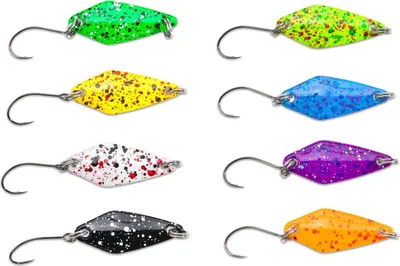 Produktbild von Iron Trout Spotted Spoon - Forellenspoon, Gewicht:3g, Sänger Farbe:chartreuse spotted