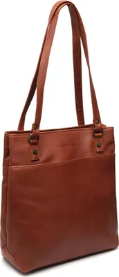 Image de The Chesterfield Brand sac à épaule pour ordinateur portable Raynor Shopper Cognac brun