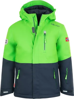 Immagine prodotto di Giacca da sci Trollkids Hallingdal, verde chiaro/blu navy, taglia 140