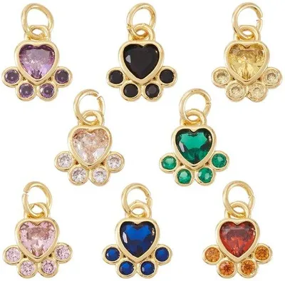 Image de Jeu de 8 poinçons en métal de forme sphérique pour la fabrication de bijoux