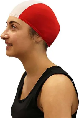 Produktbild von Softee Junior Polyester-Badekappe Rojo/Blanco JUNIOR
