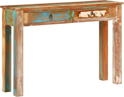 Produktbild von "Januar-Aktionen" Konsolentisch 110x30x75 cm Altholz Massiv - Beistelltische CC1436