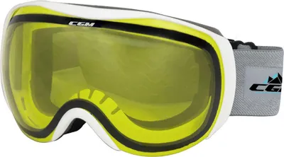 Image de CGM 780A JOY Masque de ski Blanc Lentille jaune Approuvé
