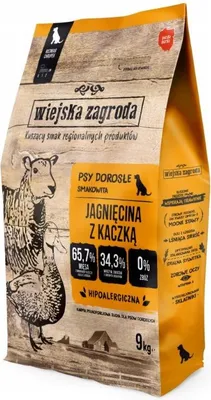 Image de Wiejska Zagroda croquettes pour chiens agneau au café