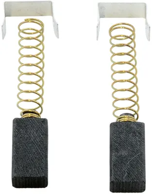 Immagine prodotto di Spazzole in carbonio - 5x8x15,5mm - Con molle e tappo - Sostituisce 2.604.321.915