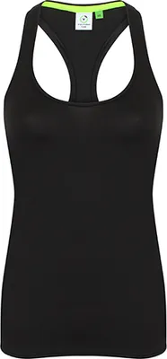 Immagine prodotto di Tombo TL506 | Gilet donna Racer Back / Maglia aderente con cuciture sagomate - Colore: Nero - Taglia: L