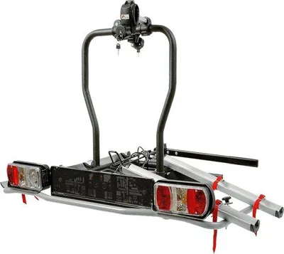 Produktbild von Famanu Fahrradträger für E-Bikes mit Auffahrrampe - für 2 Fahrräder