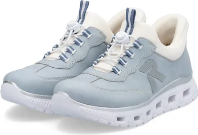 Produktbild von Rieker Damen Sneaker Low Halbschuhe Schuhe M6071-12 Blau , Schuhgröße:39 EU