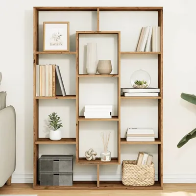 Produktbild von Möbel Bücherregal Artisan-Eiche 102x29x143 cm Holzwerkstoff - Bücherregale &28655