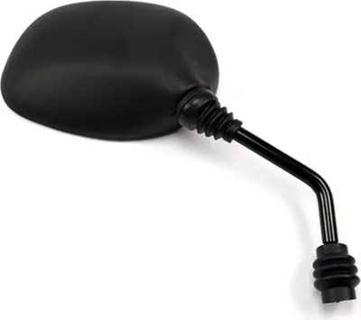 Immagine prodotto di Specchietto destro HERT nero Ovale 140x100mm Passo destra D. 8x1.25 per PIAGGIO