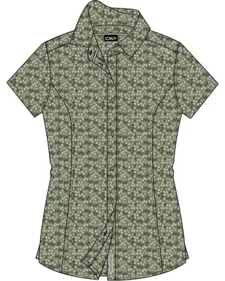 Immagine prodotto di CMP, camicia da uomo, colore verde oliva, taglia 50