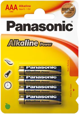 Produktbild von 1x4 Panasonic Alkaline Power Micro AAA LR03