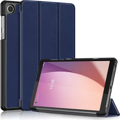 Produktbild von Schutz Hülle für Lenovo Tab M8 4th Gen TB-300FU Smart Cover Case Tablet Tasche, Farbe:Dunkelblau