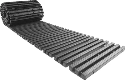 Produktbild von Gartenweg 655 cm Holzbohlenoptik Grau