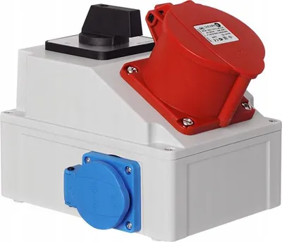 Obrázok produktu pre Rozvádzač pre povrchovú montáž 0-1 32A 5P 1x230V RSJ01325-1