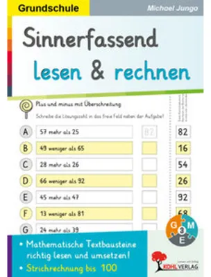 Produktbild von Sinnerfassend lesen und rechnen / Addition und Subtraktion bis 100
