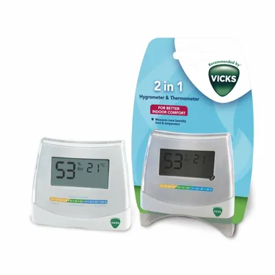 Obrázek produktu pro VICKS V70, Vlhkoměr a teploměr 2v1
