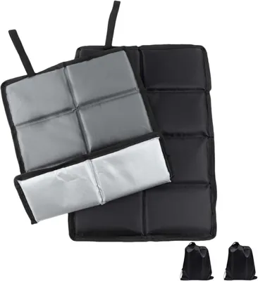 Imagen del producto de Juego de cojines para exteriores, de 2 unidades, 45 x 35 cm, impermeables, ideales para camping