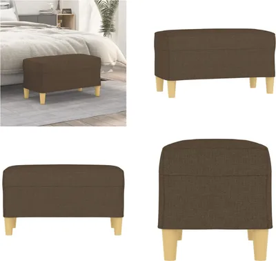 Obrázek produktu pro vidaXL Lavice hnědá 70x35x41 cm látka - Lavice - Lavice - Lavice do chodby