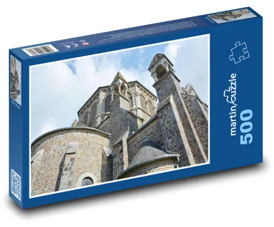 Produktbild von Puzzle 500 Kirche in Tinténiac - martinpuzzle