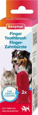 Produktbild von Beaphar Fingerzahnbürste für Hunde und Katzen - 2 Stück