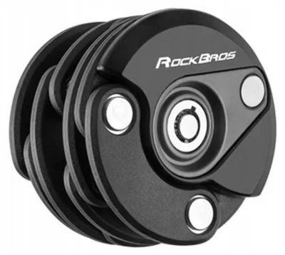 Produktbild von RockBros Fahrradschloss Kettenschloss Schlüsselschloss Schwarz