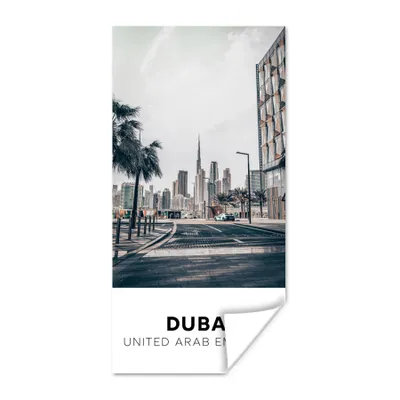 Produktbild von MuchoWow® Poster Dubai - Schnellstraße - Architektur 60x120 cm - Wandschmuck
