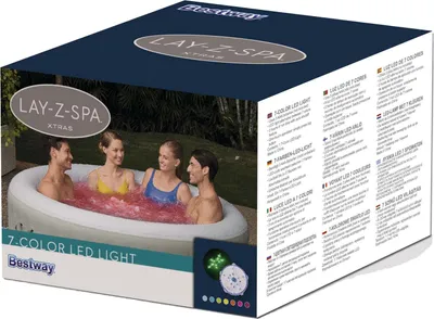 Produktbild von Bestway® LAY-Z-SPA® Xtras 7-farbiges LED-Licht 9,2 x 6,2 cm